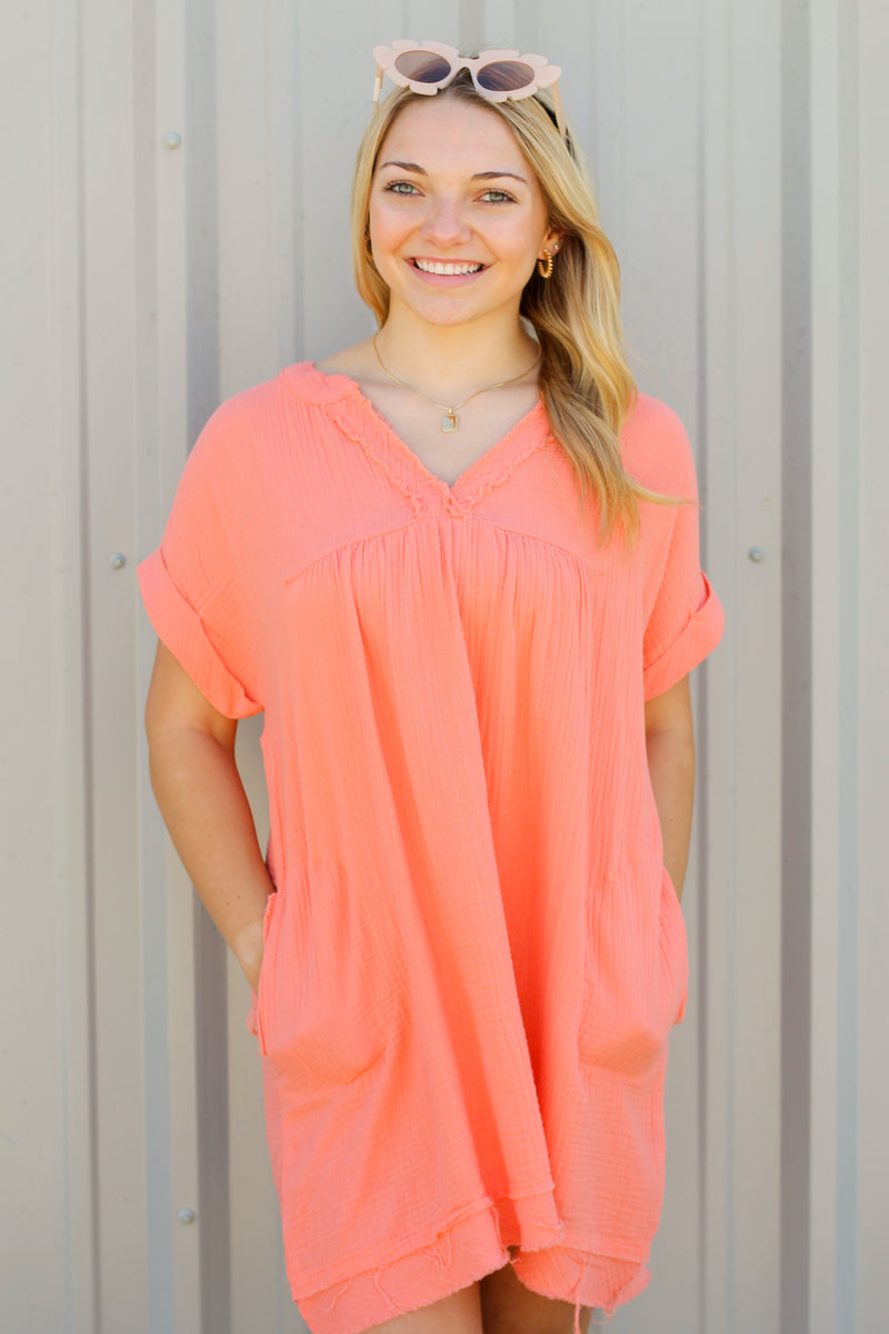 Cutest Linen Dress