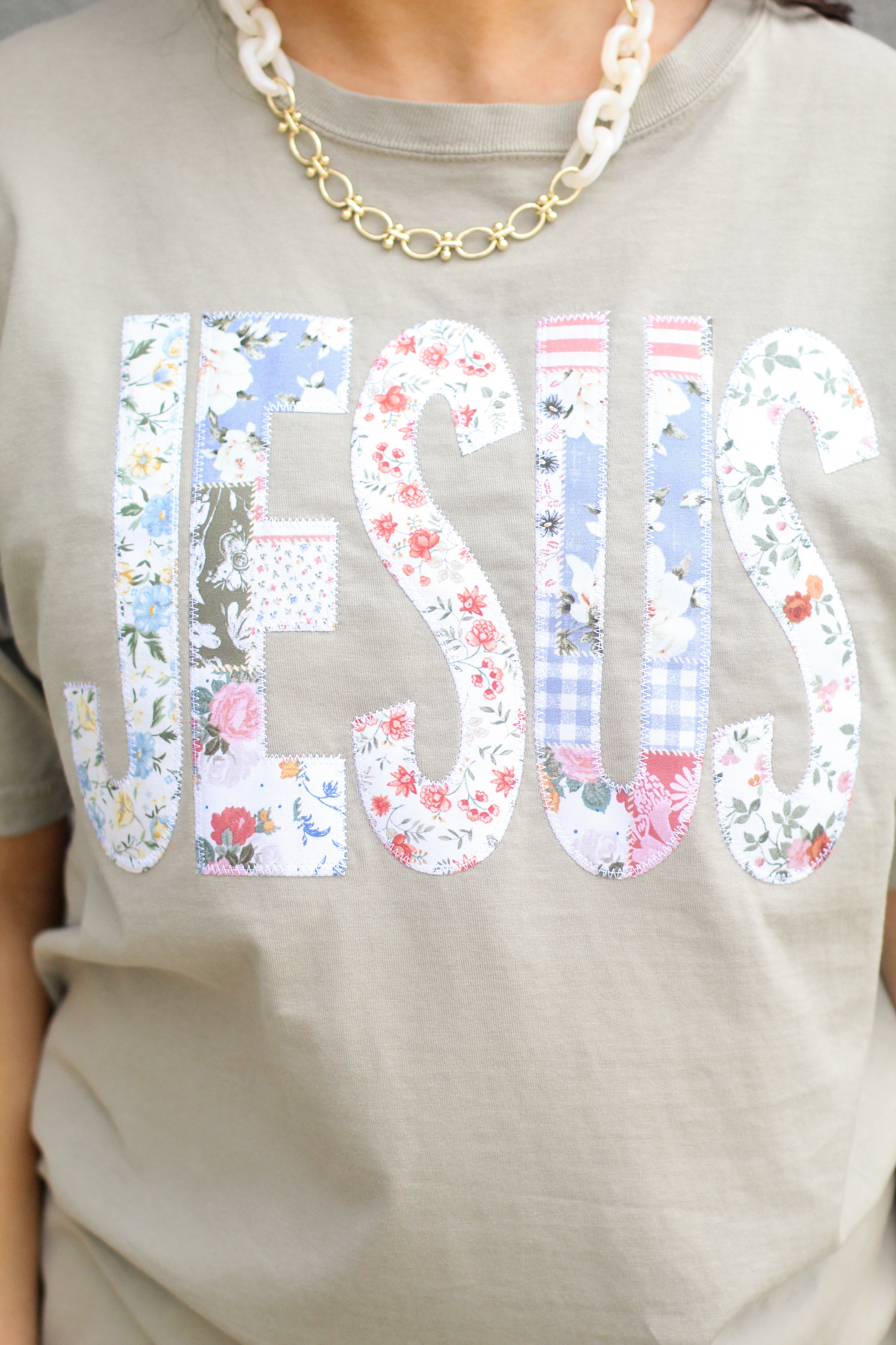 Jesus Patchwork Tee