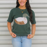 Mallard Duck Patchwork Tee
