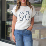 Coastal Fish Sweater