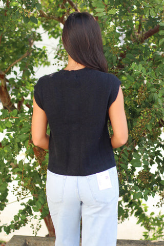 Gold Embellishments Sweater Vest