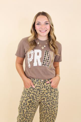 Pray Patchwork Tee