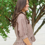 Favorite Gingham Babydoll Top