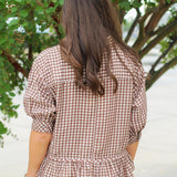 Favorite Gingham Babydoll Top