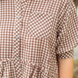Favorite Gingham Babydoll Top
