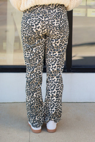 The Lena Leopard Jeans