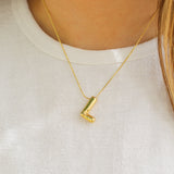 Bubble Initial Necklace