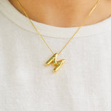 Bubble Initial Necklace