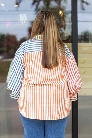 All the Colors Stripe Top