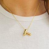 Bubble Initial Necklace