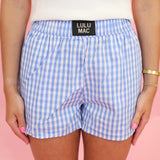 Lulu Mac Gingham Boxer Shorts
