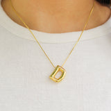 Bubble Initial Necklace