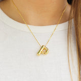 Bubble Initial Necklace