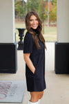 Autumn Feels Dress-Black