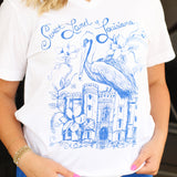 Mr. P's V-Neck Sweet Land of LA Tee