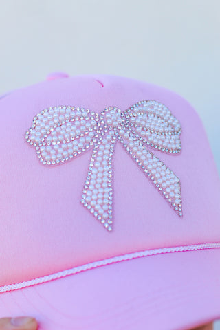 Pearl Bow Trucker Hat