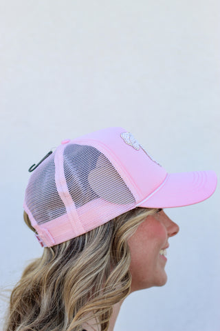 Pearl Bow Trucker Hat