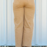 Embellished Button Straight Leg Jeans