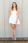 Strapless Bow Back Dress