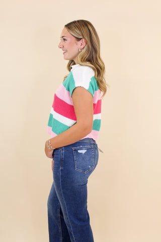 Newest Color Block Sweater