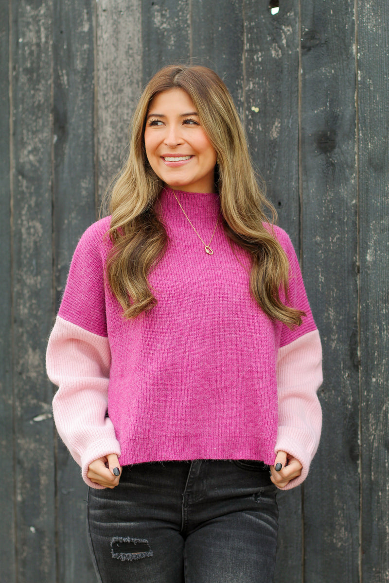 Mostly Magenta Sweater-Magenta