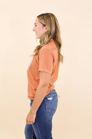 Floral Pumpkin Tee