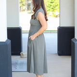 Everyday Fall Corduroy Midi Dress