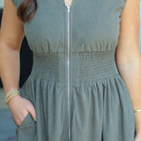 Everyday Fall Corduroy Midi Dress