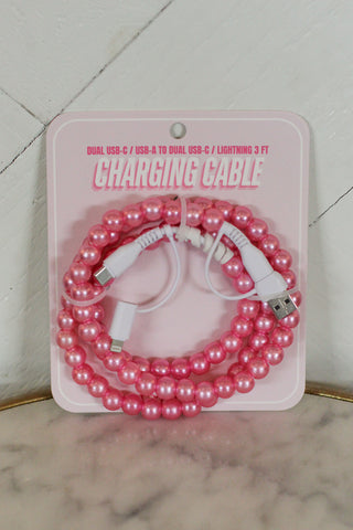 Beaded Charging Cable