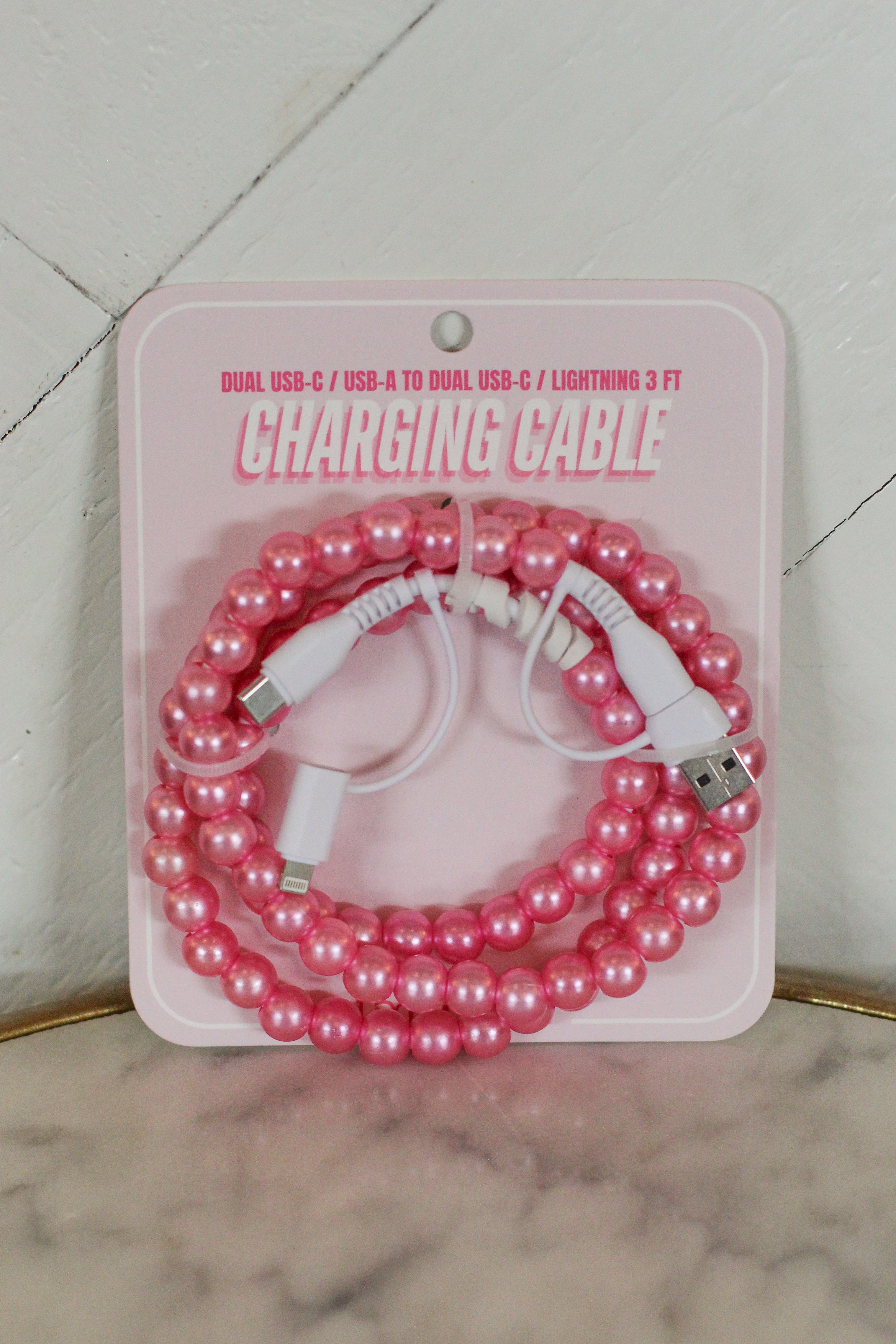 Beaded Charging Cable