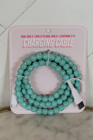 Beaded Charging Cable