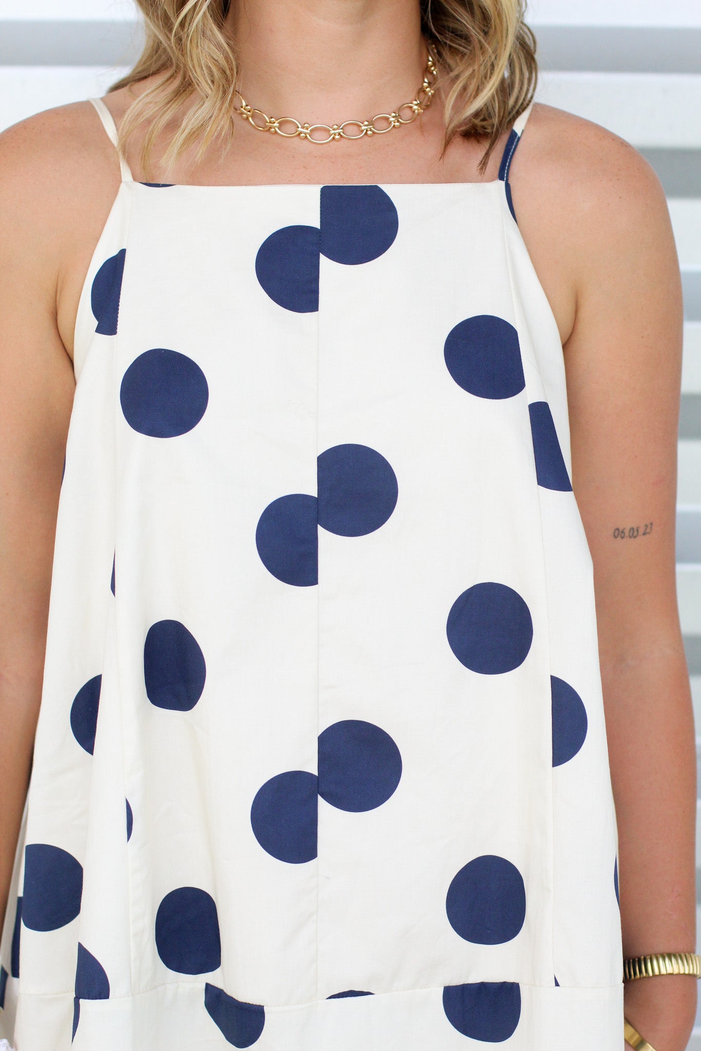 Bold in Dots Shift Dress