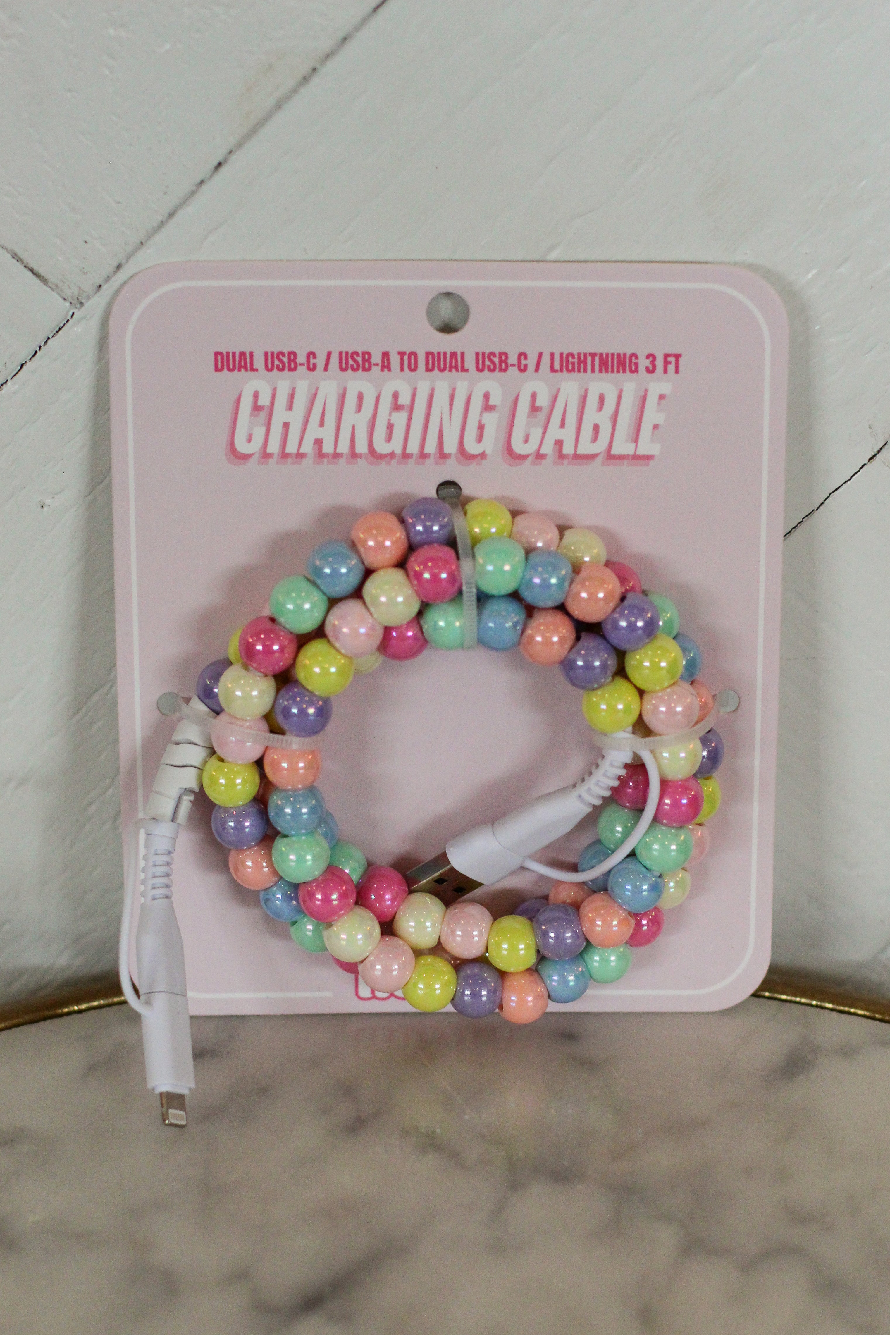 Beaded Charging Cable