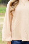 Mandy Must Have Top-Beige