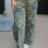 Camille Camo Barrel Jeans