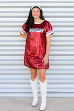 Sequin Game Day Dress