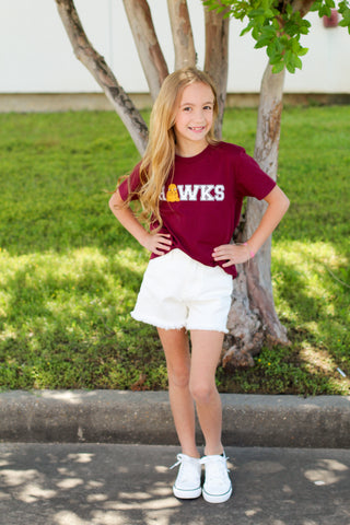 Mr.P's Hawks Tween Tee
