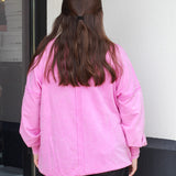 Raw Edge Pocket Sweatshirt