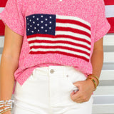 So American Knitted Top