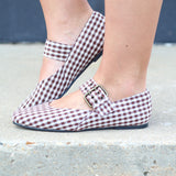 Soho Gingham Ballet Flat