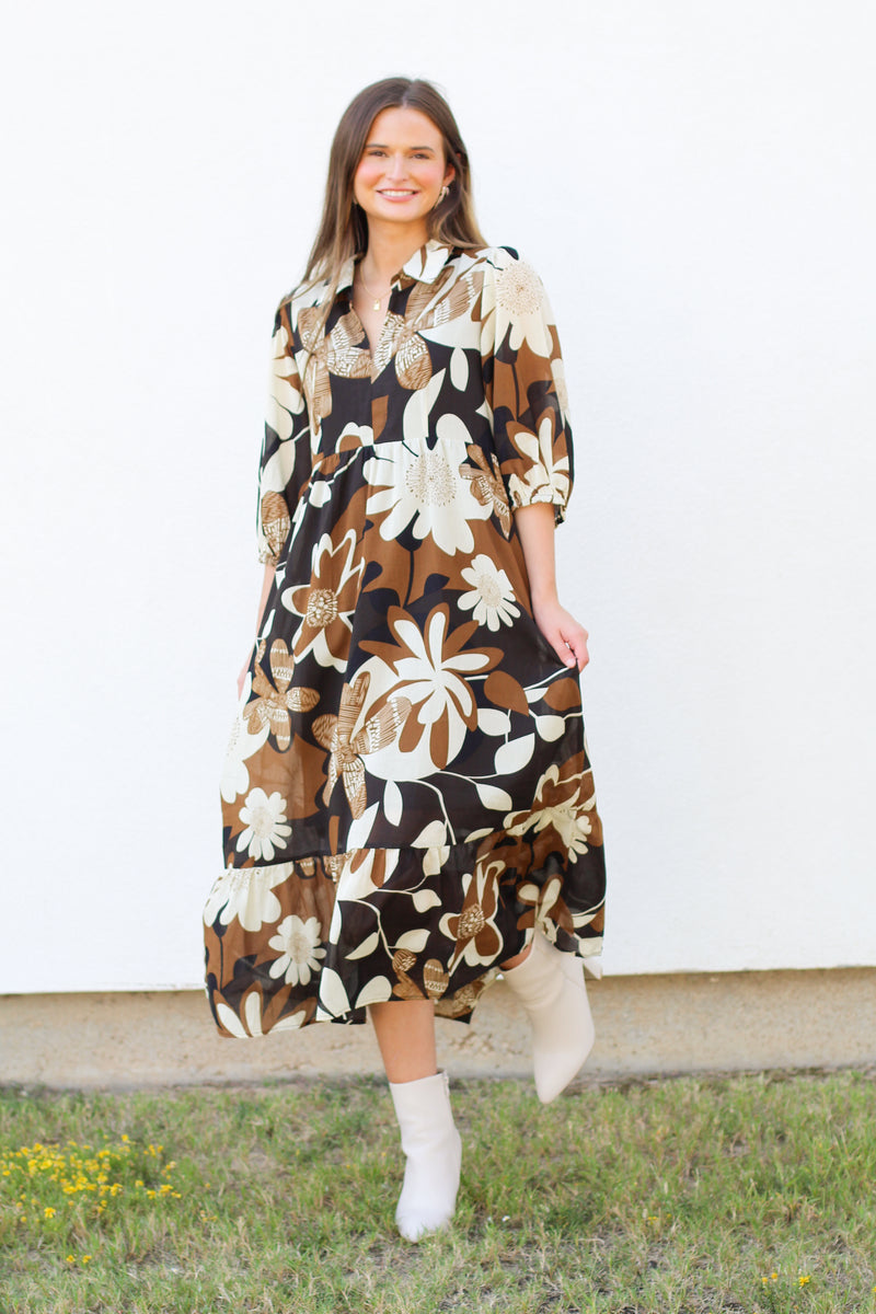 That's So Fall Midi Dress