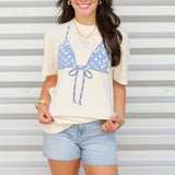 Polka Dot Bikini Tee