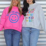Life is Good Reversible Mock Neck Sweatshirt