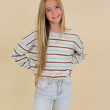 Stitched & Striped Top
