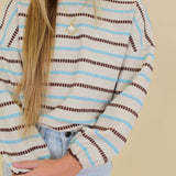 Stitched & Striped Top