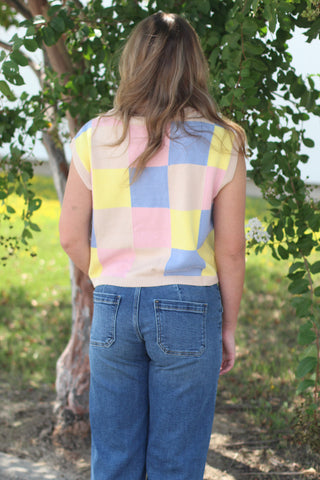 Must Have Checkered Sweater Vest