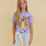 Tween Mr. P's Mosaic Tiger Tee