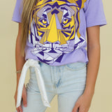 Tween Mr. P's Mosaic Tiger Tee
