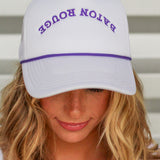 Upside Down Baton Rouge Trucker Hats
