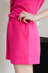 Trendy Tracie Shorts-Hot Pink